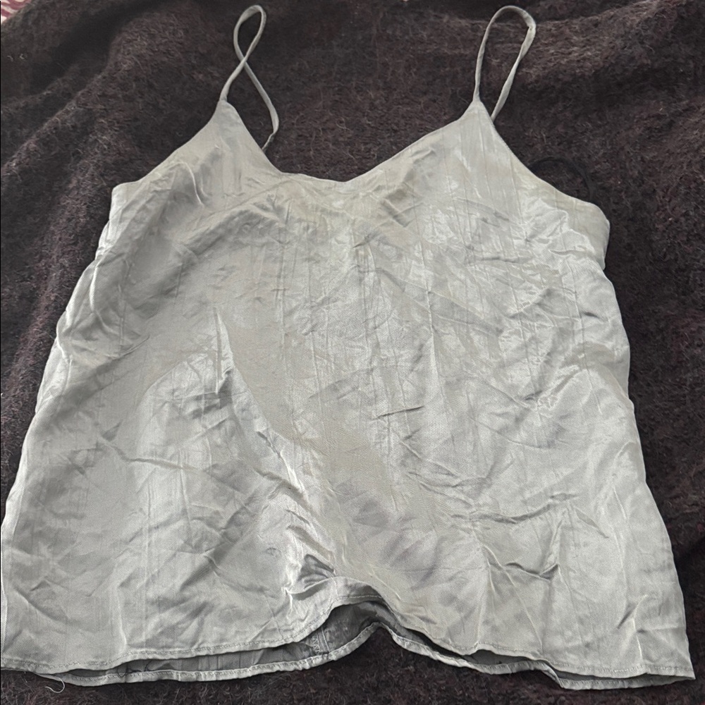 Vintage Women's Gray Camisole Top